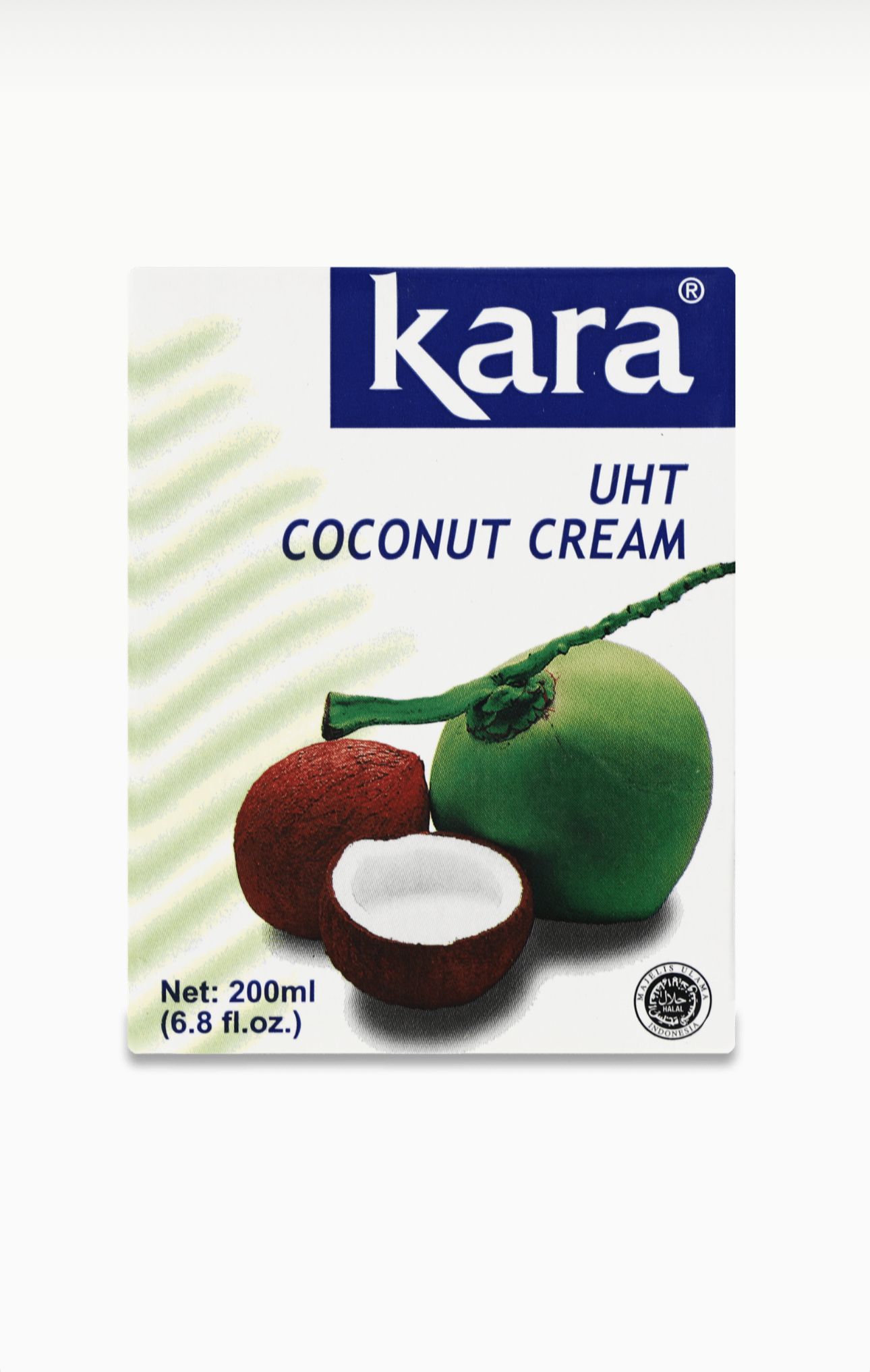 Кокосові вершки натуральні ультрапастеризовані Kara, 200мл