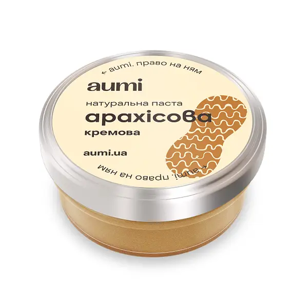 Арахісова кремова паста ТМ Aumi, 50 г